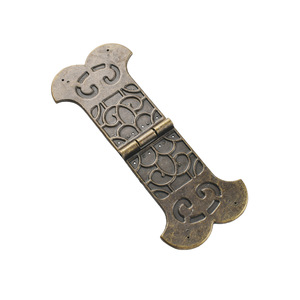 Traditional Zinc Alloy Furniture Hinge 4 Mm Thickness Surface Mount For Handicrafts Durable Design - Product Image 5