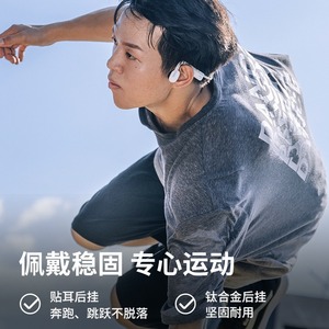 Shokz OpenMove Bone Conduction Headphones Wireless Bluetooth 5.0 IPX4 Water Resistant Sports Earphones Pink - Product Image 3