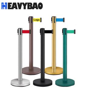 حامل حاجز قائمة الانتظار في مدينة هوفويباو, حامل حاجز قائمة الانتظار في مركز المدينة ، درابزين معرض للمطار ، درابزين تلسكوبي من جانبين لمصارف الفنادق - Product Image 5