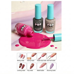 Esmalte de Uñas Pop, Colección de Colores Brillantes, Alta Pigmentación, Acabado Brillante, Larga Duración, Resistente a Desportilladuras, Secado Rápido, Calidad Profesional - Product Image 1