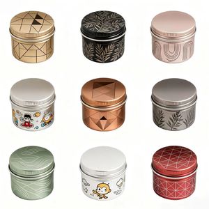 Boîte à thé hermétique en laiton pur de couleur avec logo personnalisé Boîte à pilules portable Boîte de rangement de luxe en laiton doré Bocaux en aluminium CNC pour la cuisine - Product Image 3