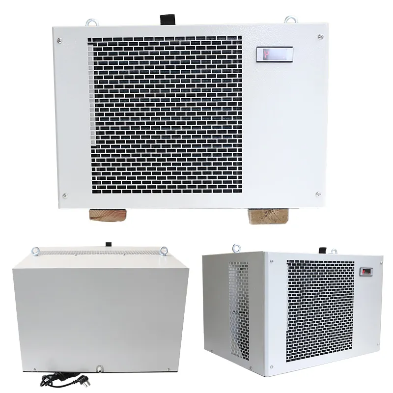 Cabinet Air Conditioner With Low Noise Operation 2000w Cabinet Cooling Unit With Adjustable Thermostat