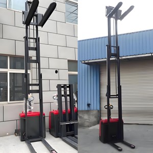Montacargas Eléctrico de 2 Toneladas con Batería de Litio, Mini Montacargas Eléctrico para Operaciones en Almacenes Pequeños - Product Image 2