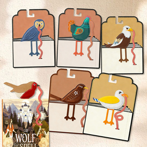 Marcapáginas de Cuero PU con Diseño Único de <span class=keywords><strong>Pollo</strong></span>, Accesorio de Lectura, Perfecto <span class=keywords><strong>para</strong></span> Marcar Páginas en Clubes de Lectura y Bibliotecas - Product Image 5