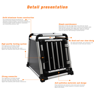 <span class=keywords><strong>Cage</strong></span> <span class=keywords><strong>de</strong></span> <span class=keywords><strong>Transport</strong></span> en aluminium Offre Spéciale solide et pliable <span class=keywords><strong>pour</strong></span> animaux <span class=keywords><strong>de</strong></span> compagnie, uniquement <span class=keywords><strong>pour</strong></span> petit chien ou <span class=keywords><strong>chat</strong></span> - Product Image 2