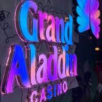 Lettres lumineuses RGB, signalétique en métal pour affichage intérieur et extérieur