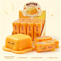 Jouets en Gros : Bâtonnets de Beurre Moelleux, Blocs de Construction en Forme de Fromage, Jouets Anti-Stress en TPR Souples à Presser pour Soulager l'Anxiété