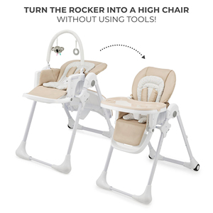 Silla Mecedora Eléctrica Inteligente y Moderna para Bebés, Silla Alta y Silla Mecedora para Bebés, Muebles para Niños de 0 a 3 Años - Product Image 5