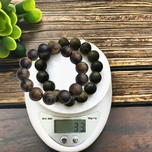 Pulsera de madera de estilo vintage de Vietnam, cuentas originales de 12-15mm, accesorio cálido perfumado sin aceite al mejor precio - Product Image 1