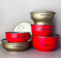 Boîte en métal jetable de qualité alimentaire pour aliments pour chats et chiens, résistante aux hautes températures, facile à ouvrir