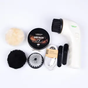 2023 nouveauté multi brosse à chaussures électrique premium polissage automatique cuir réparation machine cirage applicateur brosse kit