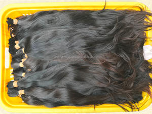 Extensiones de Cabello Humano 100% Virgen Remy Real Sin Procesar de un Solo Donante al por Mayor, Cutícula Completamente Alineada, Cabello Natural en Bruto - Product Image 3