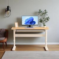 Bureau ergonomique de style moderne pour la maison Bureau d'ordinateur debout facile à assembler Table d'écriture à réglage manuel de la hauteur Chaise d'étude