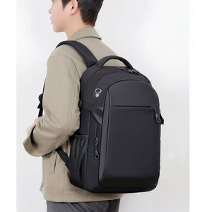 カスタムロゴ入り屋外オフィス＆スポーツ用オックスフォードUSB防水バックパック、ポリエステル裏地、ジッパー開閉式、スクール/ラップトップバッグ - Product Image 2