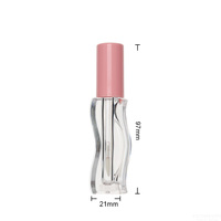 En stock usine New Wave Lip Gloss Tubes pour emballage cosmétique
