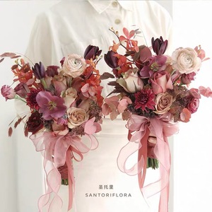 Ruban d'emballage floral effet ombre de fleur, gaze de neige ondulée, matériaux pour bouquets et fournitures florales, ruban queue de poisson uni R - Product Image 2