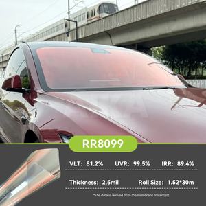 Pellicola per Finestre Camaleonte Verde Premium 1.52*30m 2.5mil, Protezione UV 99%, Anti-ingiallimento, Pellicola Nano Ceramica per Vetri, <span class=keywords><strong>Tinta</strong></span> Camaleonte - Product Image 4