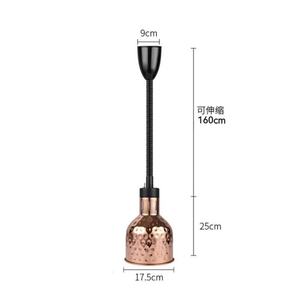 Lampe de buffet suspendue pour barbecue, lampe télescopique isolante, lustre chauffant pour aliments suspendus pour buffet barbecue - Product Image 5