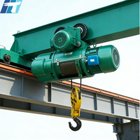 Palans électriques compacts de 5 tonnes CD1, type chariot de levage, conception à faible hauteur de plafond pour grue d'atelier avec personnalisation OEM
