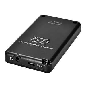Récepteur double bande FM AM, écran LCD, batterie rechargeable, haut-parleur intégré, prise jack 3,5 mm, conception compacte pour la maison, les voyages et l'extérieur - Product Image 2