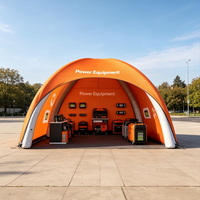 Dôme gonflable extérieur 10x10, tente araignée, gazebo personnalisé pour stand de marque, club sportif