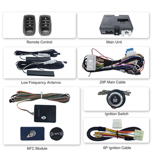 Từ xa xe khởi động pke Keyless nhập Push bắt đầu xe thông minh hệ thống báo động từ xa động cơ bắt đầu với điện thoại phổ - Product Image 3