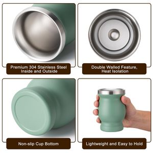 <span class=keywords><strong>Mate</strong></span> de 8 oz, Taza de Acero Inoxidable 304 con Aislamiento al Vacío de Doble Pared para el Té Tradicional <span class=keywords><strong>Argentino</strong></span> - Product Image 6