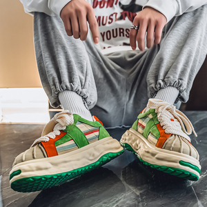 2025รองเท้าแฟชั่นบอร์ดคู่, รองเท้ากีฬาลำลองน้ำหนักเบาเทรนด์หรูหราพื้นรองเท้าหนา - Product Image 3