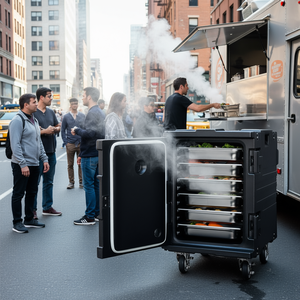Boîte isotherme de 90 L pour la restauration, empilable, pour les camions de restauration et les services de traiteur - Product Image 2