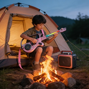 กีตาร์ไฟฟ้าอัจฉริยะคุณภาพสูง OEM รุ่นใหม่ล่าสุด กีตาร์อเนกประสงค์สำหรับเด็ก สำรวจดนตรี - Product Image 1