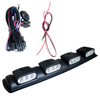 Projecteurs LED ultra-lumineux 88CM pour SUV, véhicules tout-terrain, pick-up, Jeep – Combinaison de feux de toit et de feux de rangée pour le tourisme