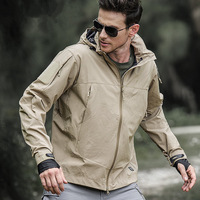 Combinaison d'assaut tactique légère d'hiver Veste tactique pour hommes Veste d'extérieur coupe-vent Veste d'alpinisme