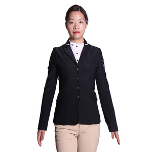 Traje de rendimiento superior ajustado para mujer para deportes ecuestres Chaqueta de equitación al por mayor - Product Image 2