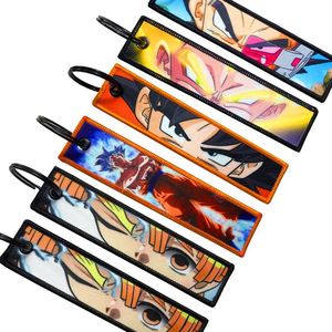 Factory Price Thermal Transfer Jet Tags Anime Motorcycle Car Woven Rings <b>Lanyard</b> <b>Key</b> Chain Holder Keychain - Product Image 1
