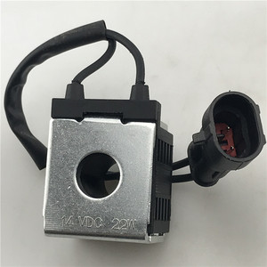 Bobina de Válvula Solenoide 14 VDC 22W para Excavadora XG815 XG821 XG822 Zhenyu ZY150-8 - Product Image 1