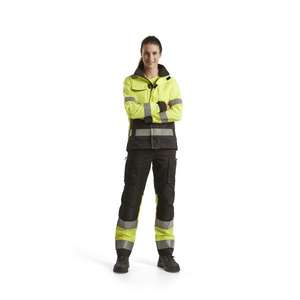 BLAKLADER - 490318113399XL Women's <b>Hi</b>-<b>Vis</b> <b>jacket</b> <b>Yellow</b>/Black - EAN 7330509587140 <b>HI</b>-<b>VIS</b> WORKWEAR - Product Image 3