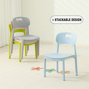Chaise empilable moderne en plastique pour enfants, couleurs épaissies, vente directe usine, idéale pour la maternelle, la formation, les cours de <span class=keywords><strong>soutien</strong></span> <span class=keywords><strong>scolaire</strong></span>, les fêtes et la maison - Product Image 3