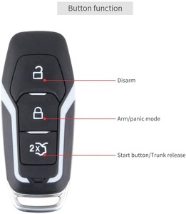 EASYGUARD EC002-FO2-NS PKE système d'alarme de voiture entrée sans clé démarrage automatique démarreur bouton poussoir de démarrage verrouillage NFC déverrouillage - Product Image 4