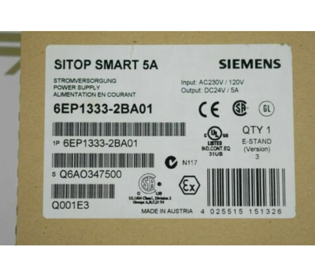 Original Brand New New Original Ready Power Supply 6EP13332BA01 6EP1 3332BA01 Indtrial Automation PAC Dedicated PLC For PLC
