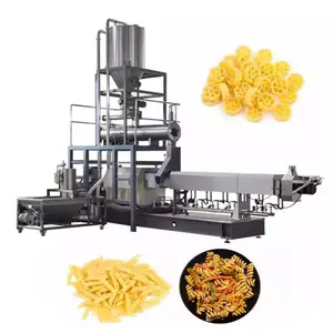 Grote Fabriek Professionele Pasta Macaroni Maken Plantaardige Productie Extruder