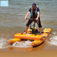 Pontoons plats et stables pour 1 personne, avec cadre en aluminium et tapis flottant avant en Drop Stitch, pour rivière, pliables, de Chine, Lumark