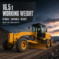 Niveleuse à lame de 4,3 m d'occasion prête pour l'exportation mondiale et la construction d'infrastructure à l'étranger