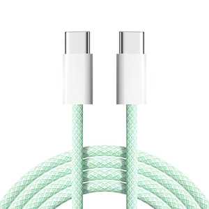 Câble USB-C vers USB-C en nylon tressé, charge rapide PD 60W, couleur Macaron, 1m 2m, pour 15 16 22 23 24 - Product Image 5