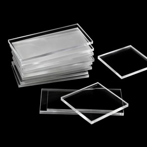 Lembaran Akrilik Transparan Jernih 2 / 4 / 6 / 8 / 10 / 12 Inci Tebal 2mm Papan Plexiglass Persegi - Product Image 2