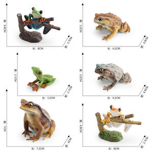ของเล่นสัตว์ป่าเพื่อการศึกษาสำหรับเด็กโมเดลกบคางคกรูปต้นไม้ตาแดงเพื่อการเรียนรู้วิทยาศาสตร์ - Product Image 5