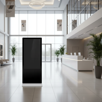 Freistehender 55-Zoll Indoor LCD-Werbedisplay mit Touchscreen, Interaktiver Werbe-Kiosk, Standalone Digitale Werbemaschine