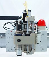 Support de tête de découpe CNC multifonctionnel à haute précision avec module d'outils de poinçonnage et système de récupération des déchets