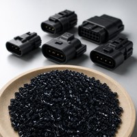 Granulés de résine PC ABS ignifuges V0, granulés plastiques résistants aux UV, qualité modifiée pour boîtiers électroniques extérieurs