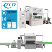 Ligne de peinture automatique intelligente TLD avec réservoir sous pression 380V 4000W 0-1800mm/s pour la production de meubles et le travail du bois à domicile