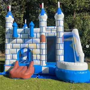 Castillo Inflable de PVC de Grado Comercial para Parque de Dinosaurios, Combinación de Juegos Inflables, Tobogán para Niños, Garantía de 3 Años, Fácil Instalación - Product Image 2